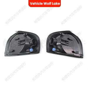 Luces de esquina Wolf Lake para Volvo S80 1999-2006, lámpara halógena con moldura plateada - Product Image 5