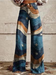 <span class=keywords><strong>Jeans</strong></span> <span class=keywords><strong>Bootcut</strong></span> para <span class=keywords><strong>Mujer</strong></span>, Diseño Personalizado, <span class=keywords><strong>Jeans</strong></span> de Mezclilla Estampados, Ropa de Calle Moderna, Pantalones de Pierna Recta Y2k, <span class=keywords><strong>Jeans</strong></span> Bodyfriend para <span class=keywords><strong>Mujer</strong></span> - Product Image 5