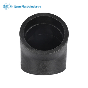 Áp lực cao 75mm HDPE 45 độ ống khuỷu tay bền 20mm mịn ổ cắm Fusion hàn kết nối đầu Hệ thống ống nước 1 mảnh - Product Image 3