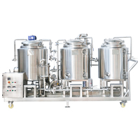 TIANTAI 3BBL-Réservoir miroir de brasserie électrique chauffé à 3 navires, équipement de brassage de bière pression, brasserie à vendre, machine de fabrication de bière