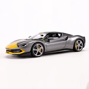 1:18スポーツカーモデル296 GTB合金車モデルシミュレーション合金スーパーカーゲーム