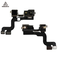 Module de caméra frontale compact avec câble flexible de remplacement pour iPhone 14 Plus, cache-caméra avant avec Face ID et webcam