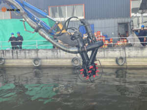 Excavator Amfibi untuk Pengerukan Sungai dan Pemeliharaan Jalur Air dengan Sistem Pengerukan Hisap - Product Image 6