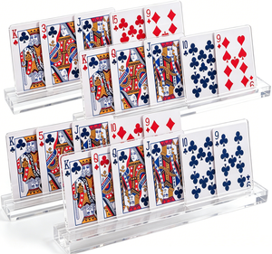 Soporte de acrílico sólido transparente personalizado para exhibición de cartas en tiendas de cartas, suministro al por mayor - Product Image 1