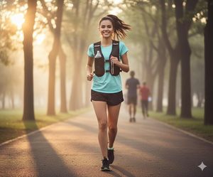 Gilet de course multifonction unisexe personnalisable avec LED en option, gilet d'hydratation pour la randonnée et le cyclisme, design portable, sports de plein air - Product Image 3