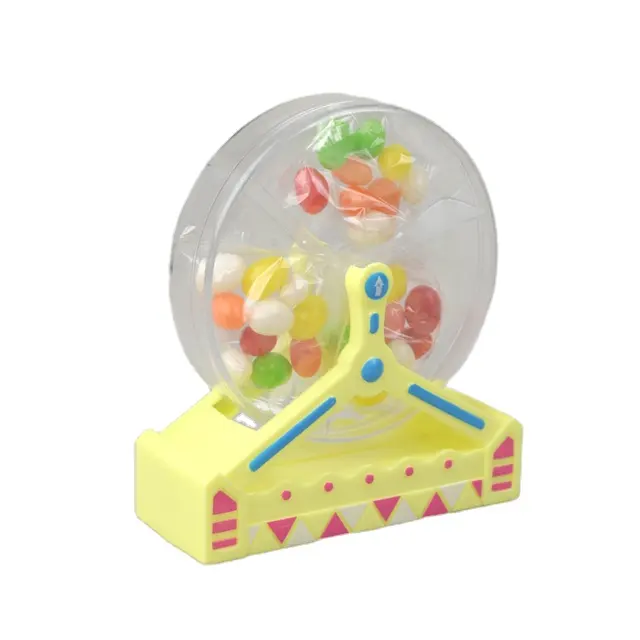 Hot Sell Schattig Reuzenrad Speelgoed Snoep Draaiende Snoep Machine Speelgoed Kleurrijke Kinderen Speelgoed Snoep Snoepjes Zoet