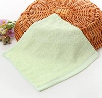 Serviette de Visage en Fibre de Bambou Couleur Unie, Multi-Usages, Douce et Confortable, Absorbante, pour la Maison, le Spa, Cadeau
