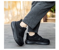 Personnalisation en usine, personnalisation du logo, OEM, ODM. Chaussures décontractées pratiques à scratch, chaussures de sport respirantes en maille, antidérapantes.