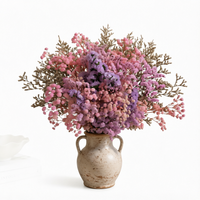Buket Bunga Gypsophila Putih Kering Alami untuk Dekorasi Rumah, Pernikahan, Wisuda, Tahun Baru, Grosir