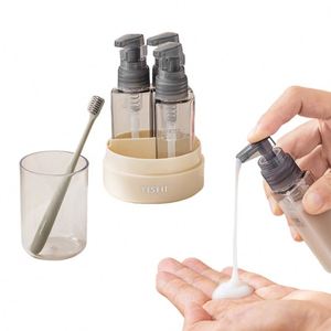 2026 Exquisito Set de Viaje Portátil con Botellas Divididas para Cosméticos: Champú, Gel de Baño, Spray, Agua y Loción - Product Image 4