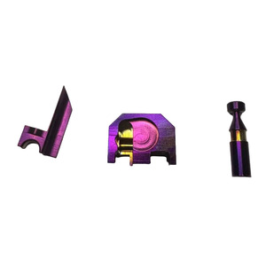 Part CNC Milling Kecil, Saklar Pemilih Warna-Warni, Mesin Anodisasi, Pemutus Sambungan, Aluminium, Stainless Steel - Product Image 2