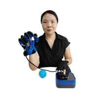 Robot Pelatih Rehabilitasi Jari Hemiplegia dengan Pijat Multi-mode untuk Fungsi Tangan Pasca Stroke Sarung Tangan Robotik (Portabel)