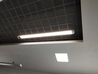 36W Lampu LED Sensor Gerak Microwave Tahan Cuaca All-in-one untuk Garasi Parkir dan Tempat Parkir Mobil