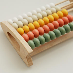 Jouet éducatif unisexe à dix vitesses Support <span class=keywords><strong>boulier</strong></span> <span class=keywords><strong>en</strong></span> <span class=keywords><strong>bois</strong></span> de haute qualité Nouveau design créatif certifié CE EN71 Boîte d'emballage mathématique - Product Image 3