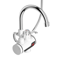 Robinet de cuisine à capteur instantané, cuisine, avec bec de fixation, pomme de douche