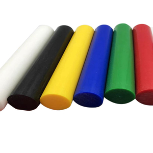 High Quality Black/white/blue/red/yellow/green Color Pom Rod Hard Plastic Rod 4-300mm Diameter