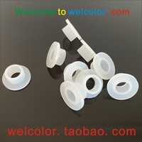 Bouchon d'étanchéité en caoutchouc rond creux en verre de 19 mm 19,0 mm 19 mm, bouchon de type T, œillet avec trou intérieur de 14 14,0 mm 14,0 mm