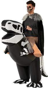 <span class=keywords><strong>Costume</strong></span> de <span class=keywords><strong>dinosaure</strong></span> <span class=keywords><strong>squelette</strong></span> gonflable pour adulte super septembre - Product Image 2