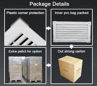 Fenêtre en aluminium, persiennes extérieures, imperméables, persiennes électriques de ventilation