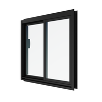 Fenêtre à battant en aluminium de haute performance, norme américaine NFRC, insonorisée, pour chambre et villa
