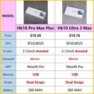 Or brillant Hk10pro <span class=keywords><strong>Max</strong></span> Plus Smartwatch Sport Fitness hommes femmes 46mm Original HK officiel Wearfitpro Hk10 Pro <span class=keywords><strong>Max</strong></span> + - Product Image 3