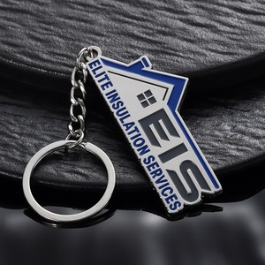 Llaveros Personalizados de Recuerdo, Llavero de Aleación de Zinc Plateado, Logotipo Metálico Esmaltado, Tu Propia Marca, Llaveros Personalizados para Regalo - Product Image 6