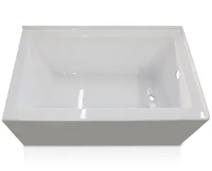Moderno e confortevole vasca da bagno di grandi dimensioni vasca da bagno In acrilico Freestanding per adulti
