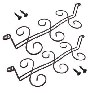 2 Pack <strong>Under</strong> <strong>Cabinet</strong> Stemware <strong>Rack</strong> <strong>Wine</strong> Glass Hanger <strong>Rack</strong> Wire Holder <strong>Storage</strong> for <strong>Cabinet</strong> Kitchen Bar - Product Image 2