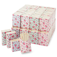 Mini serviette jetable à usage quotidien doux de qualité supérieure Mouchoir en papier de soie de poche pour le visage avec sac élégant