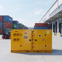 Groupe électrogène diesel mobile Honghao super silencieux avec moteur Weichai, 220V/380V 50/60Hz 200-500kW 1800 tr/min, pour usage extérieur en usine
