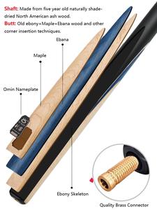 Omin Amérique du Sud 5A Frêne 11.5mm 57 pouces 18OZ Billard Snooker Queue Unique avec Baril/Rod Box - Product Image 3