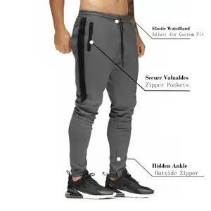 새로운 디자인 남자 OEM 전술 스포츠 트랙 바지 조깅 캐주얼 바지 포켓