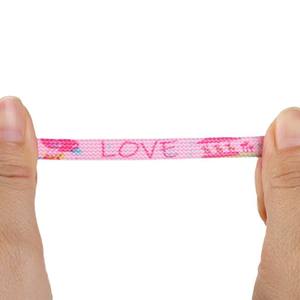 YH Pink Valentine AJ1AF1 <span class=keywords><strong>DUNK</strong></span> Baskets en toile pour hommes et femmes 8mm Lacets plats en polyester Paire élégante pour la Saint-Valentin - Product Image 4