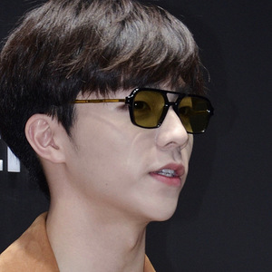 Gafas de Sol de Aviador Vintage DLL334 con Lentes de Color Tintado, Montura Cuadrada Estilo Tony Stark 2021, Gafas de Moda DL para Mujer - Product Image 3