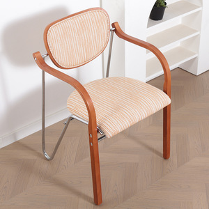 Chaise boule volante moderne design <span class=keywords><strong>Fauteuil</strong></span> minimaliste à dossier de salon en bois massif de luxe léger pour la maison - Product Image 2