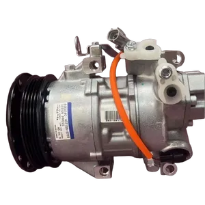 Conjunto de Compresor de Aire Acondicionado 88310-52320 para Yaris Vitz XP90 Sienta NCP81 1.3 1.5 <span class=keywords><strong>Denso</strong></span> <span class=keywords><strong>5SER09C</strong></span> 4PK R134a - Product Image 1