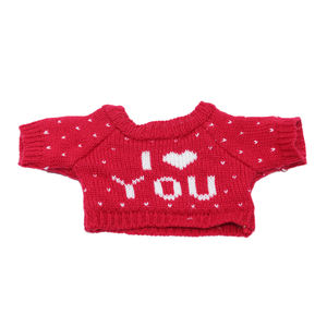 Poupée en peluche avec pull cadeaux d'anniversaire en vrac en gros pull de broderie personnalisé pour peluches - Product Image 5