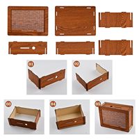 Alcancía de Madera para Ahorrar Dinero, Regalo con Números Objetivo, 10000 Dólares, Productos para el Manejo de Dinero en Efectivo, Bancos de Dinero para Niños