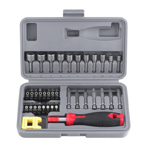 Hi-Spec 36 Pc Socket <b>Screwdriver</b> <b>Bit</b> <b>Set</b> 1/4 In Hex Chrome Vanadium Steel Home Maintenance Tool Kit - Product Image 4
