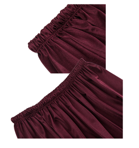 Robe somalienne Hanaan <span class=keywords><strong>Bati</strong></span>, jupe longue verte fluide, coupe évasée, tissée, unie, pour femme, taille élastique, style décontracté ethnique - Product Image 4