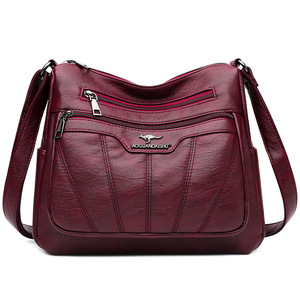 Bolsos de mujer, venta al por mayor, fábrica, nueva moda, línea de bordado, informal, Simple, de gran capacidad, para mujer, bolso de hombro tipo bandolera - Product Image 6