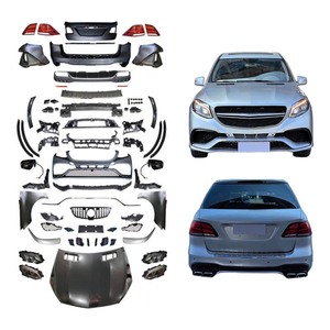 Kit de carrocería para modificación de coche 2007-2011, actualización GLE W166, parachoques delantero, capó, guardabarros, parachoques trasero, portón trasero, para Benz ML W164 - Product Image 1