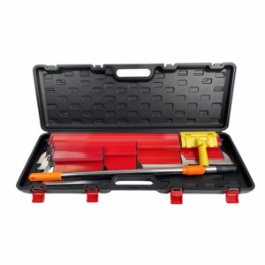 Juego de herramientas para construcción de paneles de yeso de calidad DIY, espátula de acero inoxidable y cuchilla de masilla de plástico con <span class=keywords><strong>mango</strong></span> extensible - Product Image 4