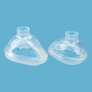 Masker Anestesi Medis PVC Silikon Lateks Pernapasan Sekali Pakai Compower Tanpa Katup Inflasi - Product Image 2