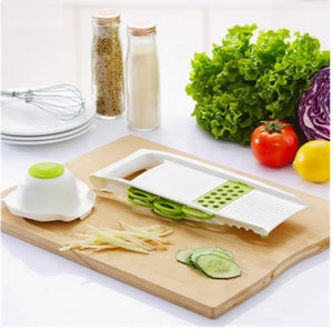 Wholesale High Quality Customized 5 Changeable Stainless Steel Blades Bpa Free <b>Vegetable</b> Slicer - Product Image 3
