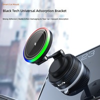 Support de téléphone magnétique sans fil IBD IBD-DX92 15W avec chargeur rapide Type-C PD, fixation réglable et anneau lumineux LED OEM