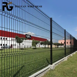 Yaygın kullanılan kesit bahçe çit panelleri dekoratif çit bahçe 3D Panel çit