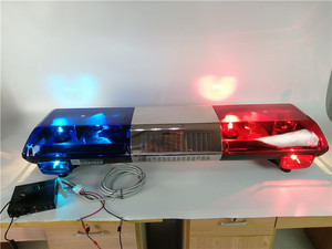 Đèn cảnh báo khẩn cấp Halogen xoay màu đỏ xanh 1200mm có còi báo động TBD01122 - Product Image 6