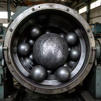 Bille en acier forgé anti-fissuration, matériau de broyage pour broyeur de charbon, rondesse supérieure