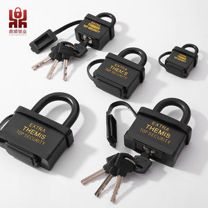 शेयर सस्ते उच्च सुरक्षा 40mm पीवीसी आवास निविड़ अंधकार ताला वर्ग लोहा ताला - Product Image 6